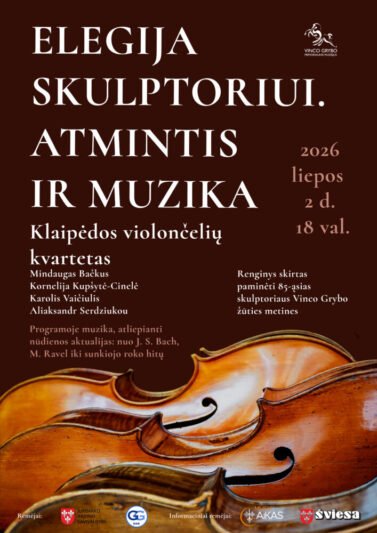 ELEGIJA SKULPTORIUI. ATMINTIS IR MUZIKA