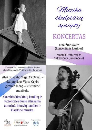 MUZIKA SKULPTŪRŲ APSUPTY